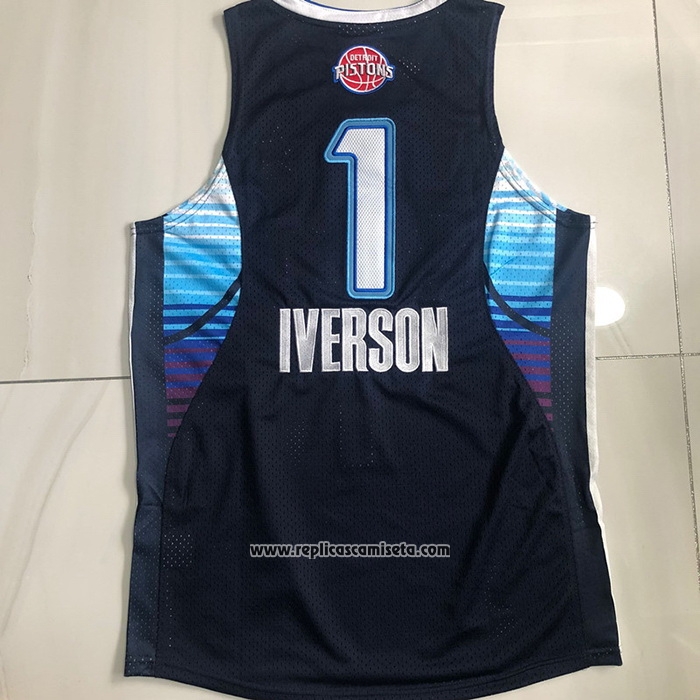 Camiseta All Star 2009 Allen Iverson #1 Azul